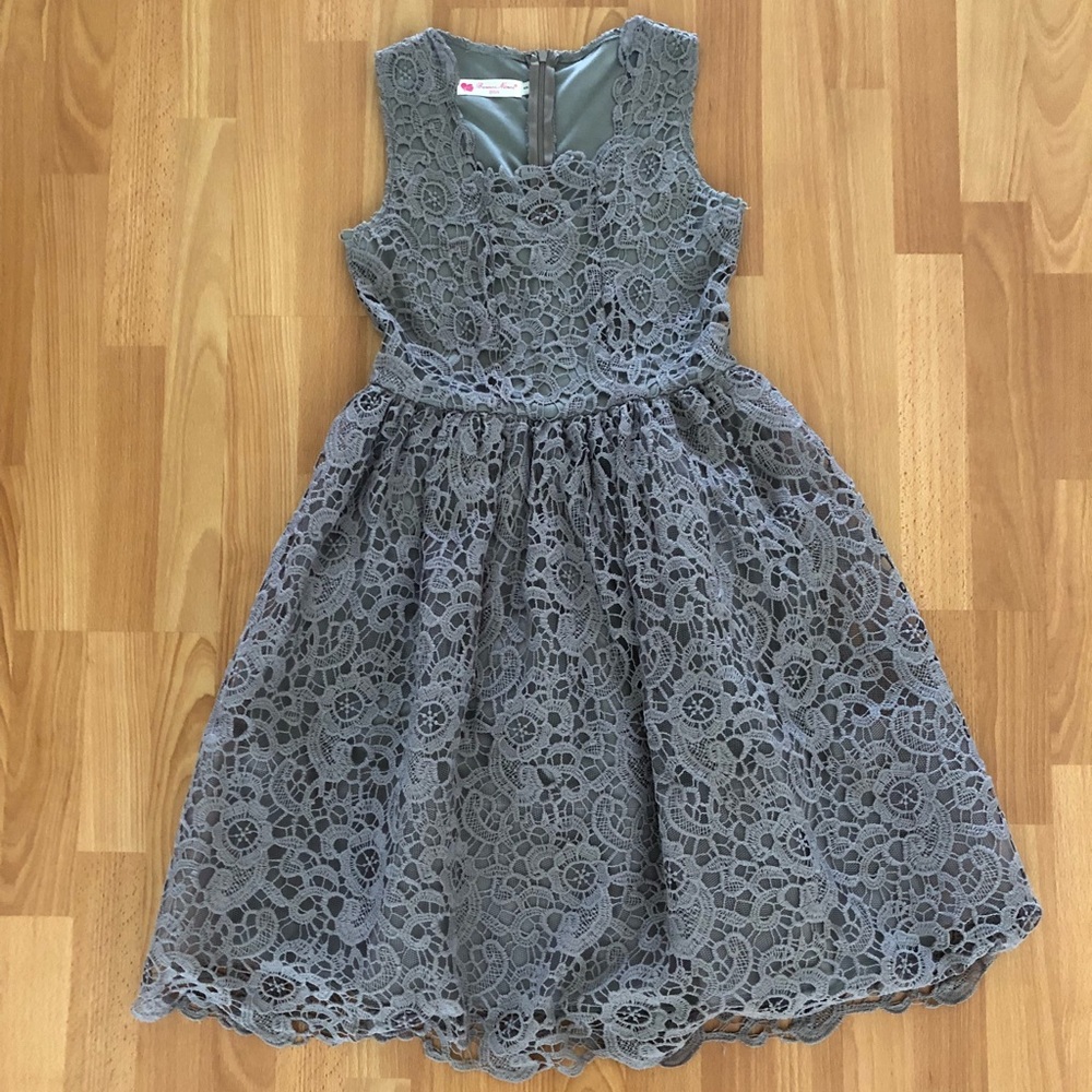 Buenos Ninos Fit & Flare Lace Dress